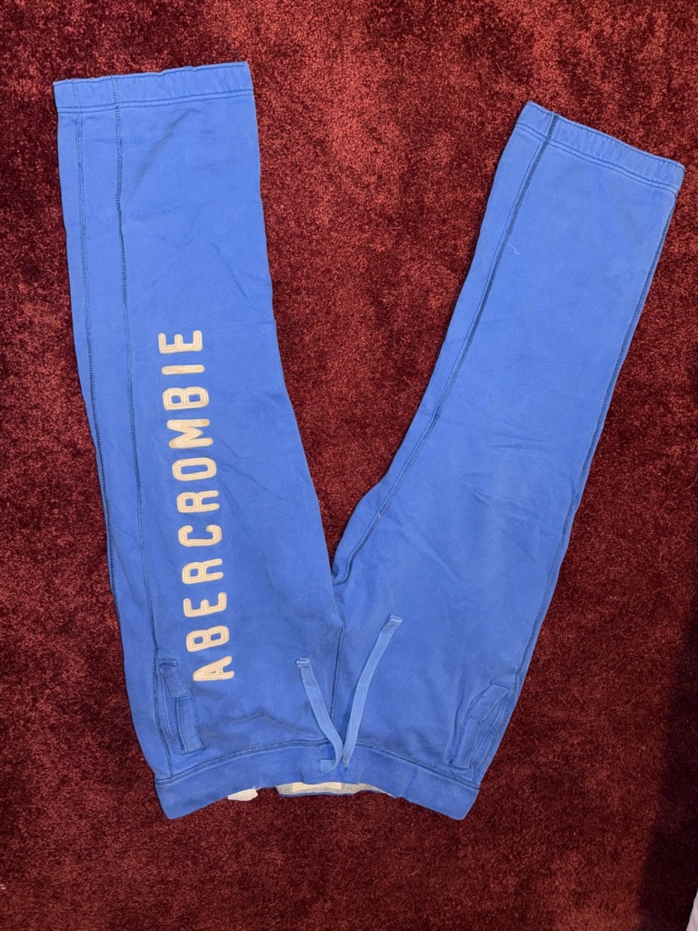 Abercrombie & Fitch Royal Blue Sweatpants with Logo